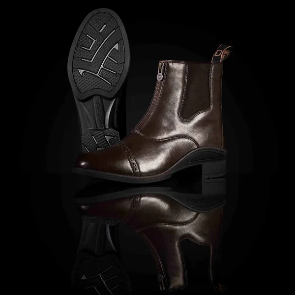 Dublin Altitude Zip Paddock Boots Black Childs 4