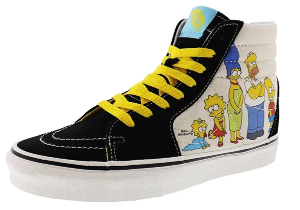 Vans x The Simpsons 1987-2020 Sk8-Hi Shoes - 9.5