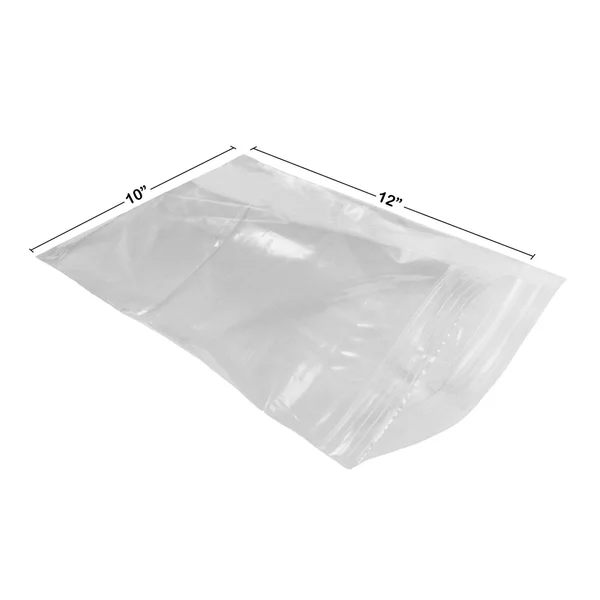 StarBoxes 1000 Reclosable Clear Poly Bags 10x22x12