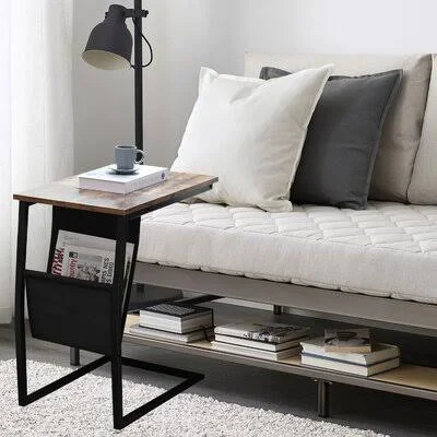 Bergamo Frame End Table with Storage 17 Stories