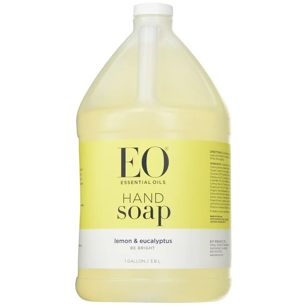 EO Products Liquid Hand Soap Lemon and Eucalyptus - 128 fl oz