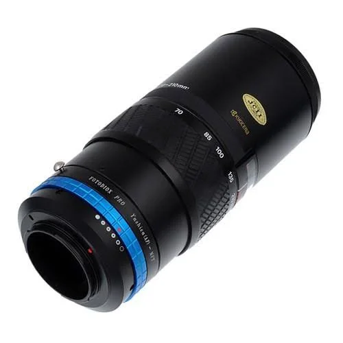 Fotodiox Pro Lens Mount Adapter - Yashica 230 AF SLR Lens to Micro Four Thirds (MFT, M4/3) Mount Mirrorless Camera Body, with Bu