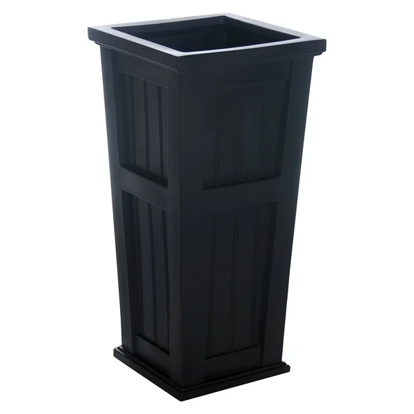 Mayne Cape Cod Tall Planter Black