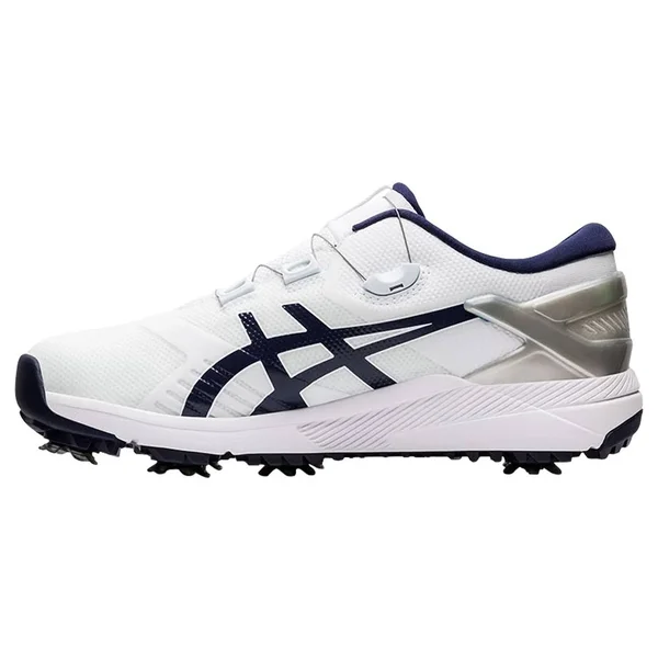 Asics Gel Course Duo Boa Golf Shoes White/Peacoat