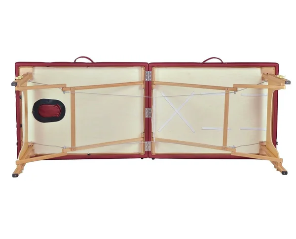 Bestmassage Burgundy PU Portable Massage Table w/Free Carry Case U1