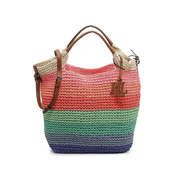 Lauren Ralph Lauren Skyler 29 Hobo Bag, Women's, Multicolor, Size One Size, Handbags, Hobo Bag, Shoulder Bag