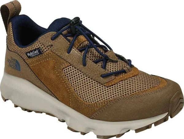 The North Face Juniors& Hedgehog Hiker II Waterproof Shoe - 1 - Utility Brown, Cosmic Blue