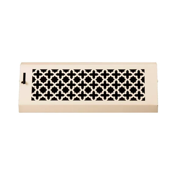 Steelcrest Victorian 15 in. Baseboard, Supply, White/Powder Coat