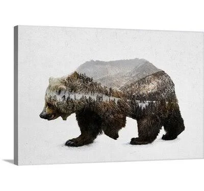 &The Kodiak Brown Bear& Davies Babies Graphic Art Print Great Big Canvas Format: Canvas - Size: 32x22 H x 48x22 W x 1.5x22 D