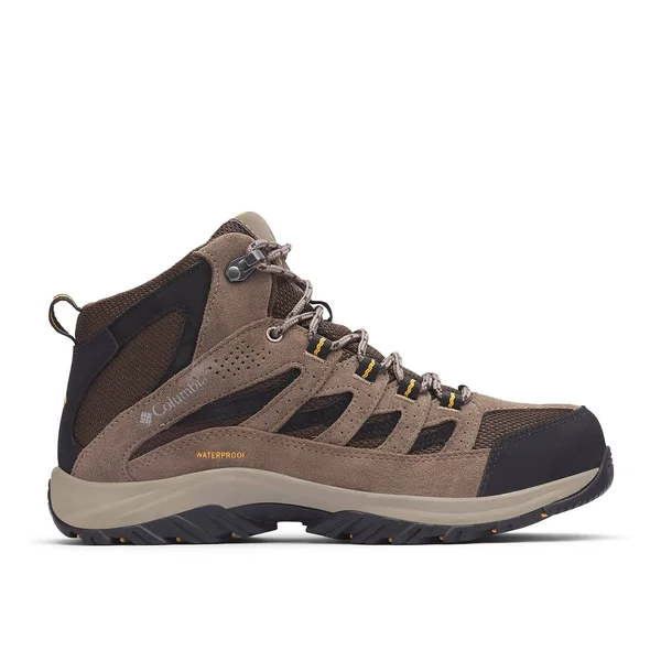 Columbia Crestwood Mid Waterproof 17, Dark Brown, Dark Adobe