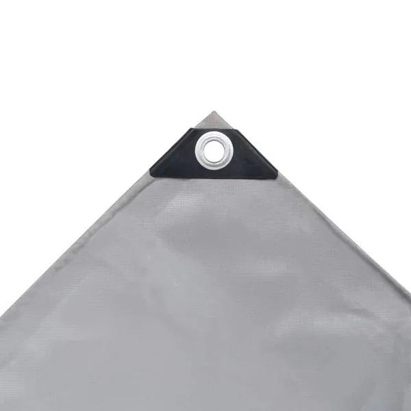 vidaXL Tarpaulin 650 g/m² 13.1&x13.1& Gray
