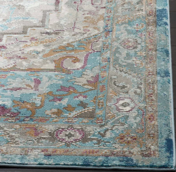 Safavieh Aria Rug ARA119 Beige - Blue, 10& x 14&