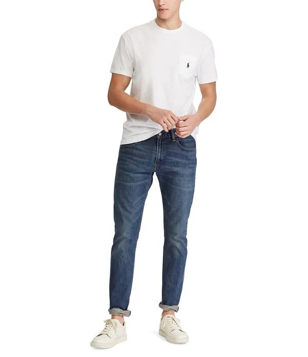 Polo Ralph Lauren Big Tall Classic-Fit Jersey Pocket Crewneck Tee - LT