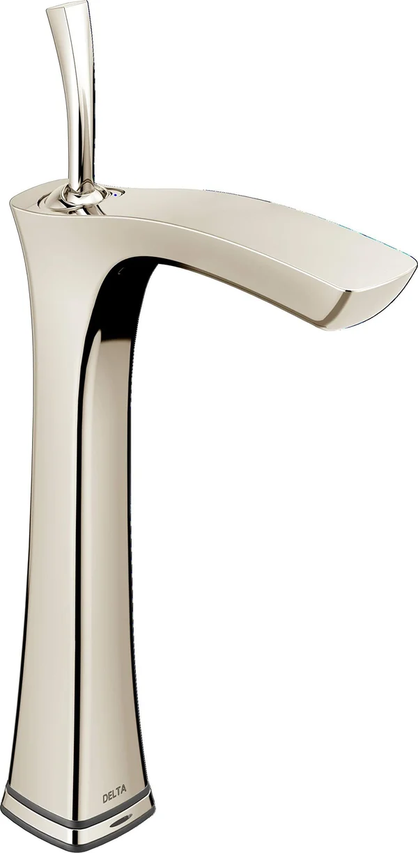 Delta Tesla 752TLF-PN Single Handle Vessel Bathroom Faucet with Touch Technology - Polished Nickel