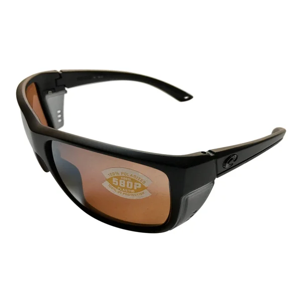 Costa Rooster Sunglasses Blackout, Silver Mirror - 580P