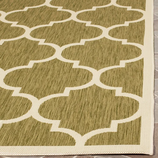 Safavieh Courtyard CY6914-266 5&3x22 x 7&7x22 Black, Beige Area Rug