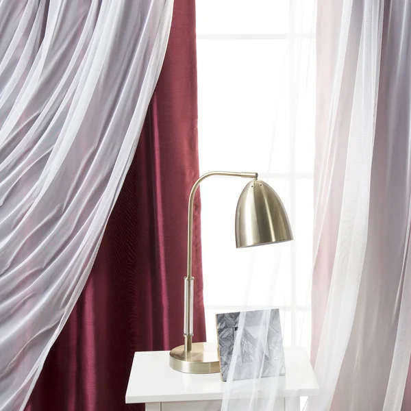 Aurora Home Mix & Match Faux Silk Blackout Tulle Sheer 4 Piece Panel Curtain Set - 52x84 - Navy