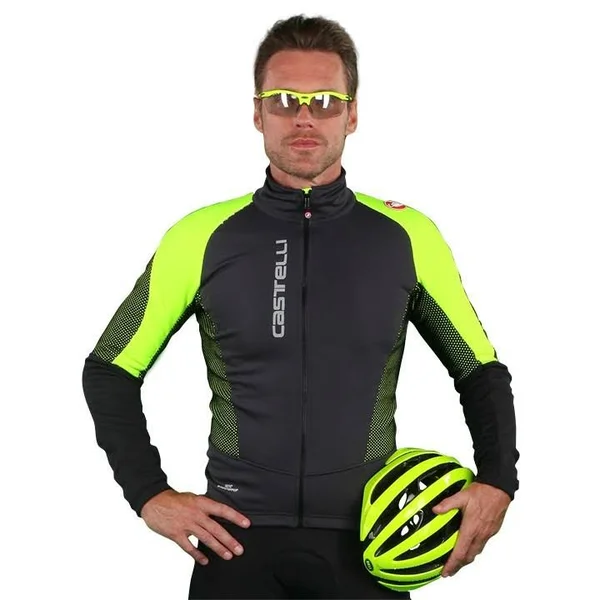 Castelli Mortirolo V Gray-yellow Jacket
