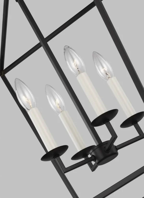 Sea Gull Lighting Dianna 4-Light Satin Bronze Medium Lantern - 5392604EN-848