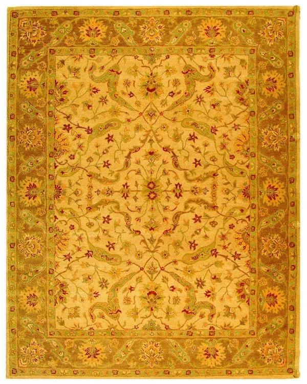 Safavieh Antiquity AT311C Ivory, Brown Rug 7&6x22 x 9&6x22 Oval