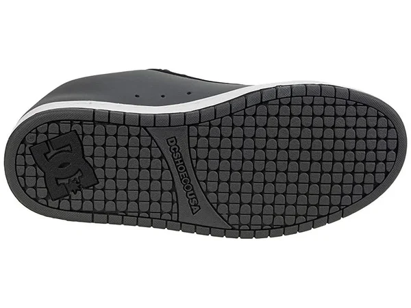 DC Court Graffik Men's Skate Shoes Dark Grey/Black/White : 8 D - Medium