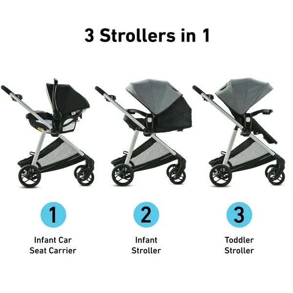 Graco - Modes Element LX Travel System, Lanier