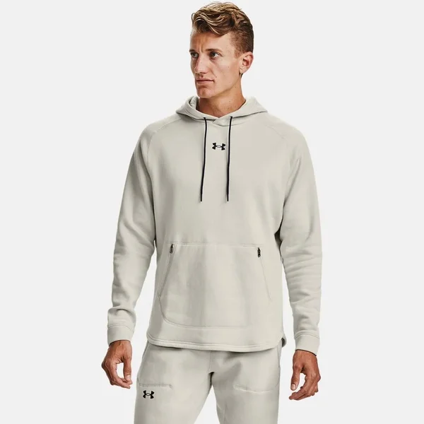 Under Armour Men's Charged Cotton Fleece Hoodie - White - LG