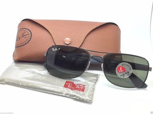 Authentic Ray-ban 3524 - 029/9a Sunglasses Matte Gunmetal - Polarized