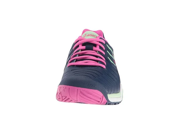 Asics Women`s GEL-Resolution 7 Tennis Shoes Blue and Pink Glow, Size: 6