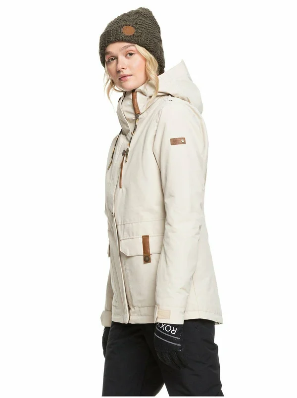 Roxy Snow Women's Andie Jacket - Oyster Gray, XL