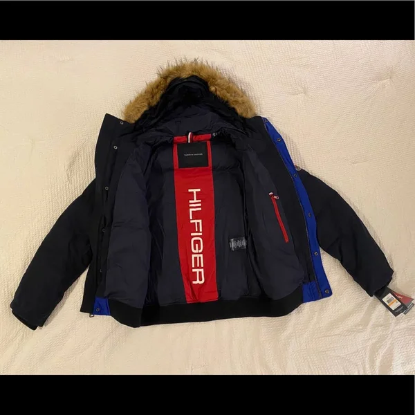 Tommy Hilfiger Jackets & Coats - Tommy Hilfiger Ultra Loft Jacket, Color: Black/Blue, Size: S, Erinpolka&s Closet