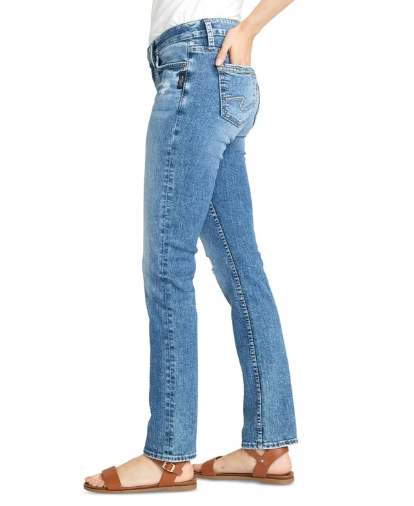 Silver Jeans Co. Elyse Straight-leg Jeans - Indigo