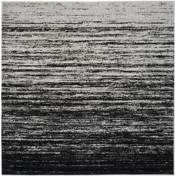Safavieh Adirondack ADR113A Silver/Black 8& x 8& Square Area Rug