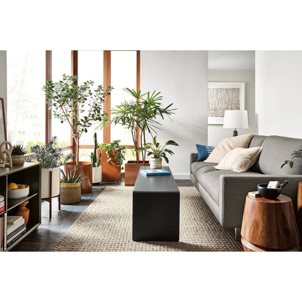 Room & Board, Modern Terrace Rectangle Planter 8D 16W 22H in Silver Grey