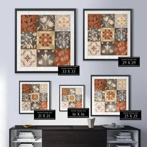 Patterns of Nature II -Framed Giclee Print - 32x32