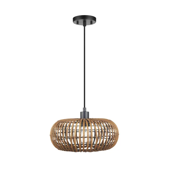 Globe Electric 61063 Trancoso Pendant Lighting Rattan