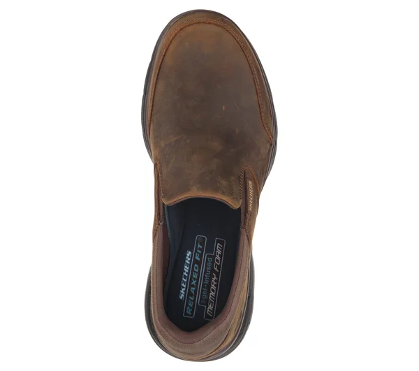 Men's Skechers Relaxed Fit Glides Calculous Slip-On - Brown - Size 12