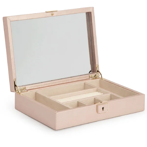 Wolf Palermo Medium Rose Gold Jewelry Box 213216
