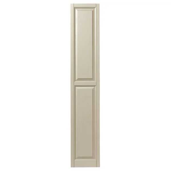Ply Gem 12 in. x 71 in. Raised Panel Polypropylene Shutters Pair in Sand Dollar