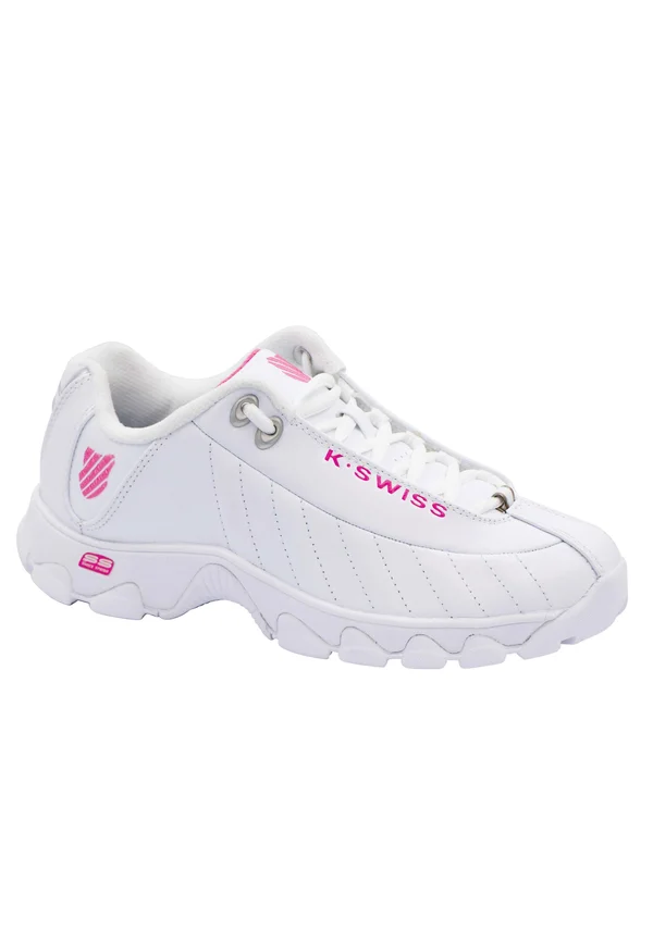 K-Swiss Women's St329 CMF White/Shocking Pink