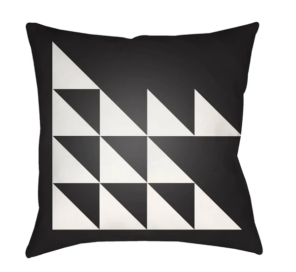 Surya Moderne Throw Pillow - Black