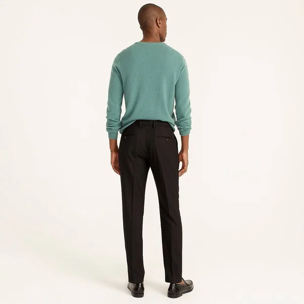 J.Crew Mens Ludlow Essential Slim-Fit Pant in Stretch Four-Season Wool (Size 34x34)