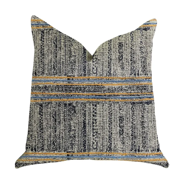 Plutus Promenade Way Textured Luxury Throw Pillow 18x22L x18x22W