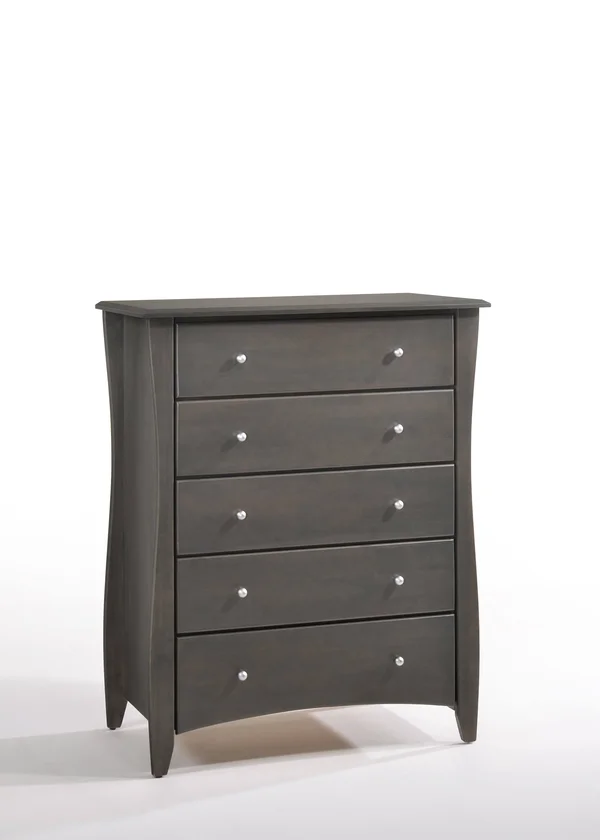 Night and Day Clove 5 Drawer Chest - White