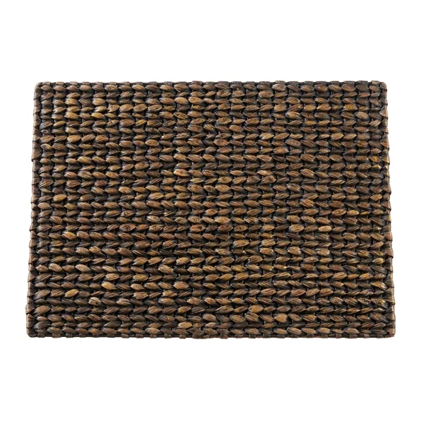 Saro 1053.W1419B Water Hyacinth Woven Table Placemats White - Set of 4