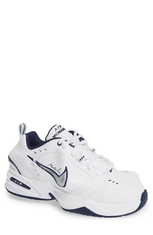 Nike x Martine Rose Air Monarch IV Sneaker - Size 13.5 Women's, 12 Men's M - White