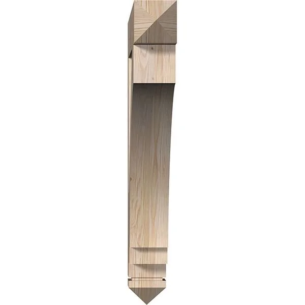 Ekena Millwork BKT06X42X42IMP03SDF 5 1/2x22W x 42x22D x 42x22H Imperial Arts & Crafts Smooth BRACKET - Douglas Fir