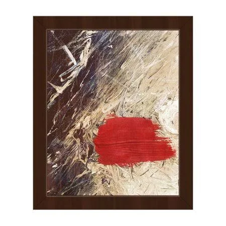 Click Wall Art Scarlet Scenario Framed Painting Print on Canvas Format: Espresso Framed, Size: 16.5x22 H x 13.5x22 W