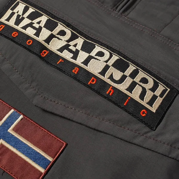 Napapijri Rainforest Jacket Dark Grey - Dark Grey - Small - Men's