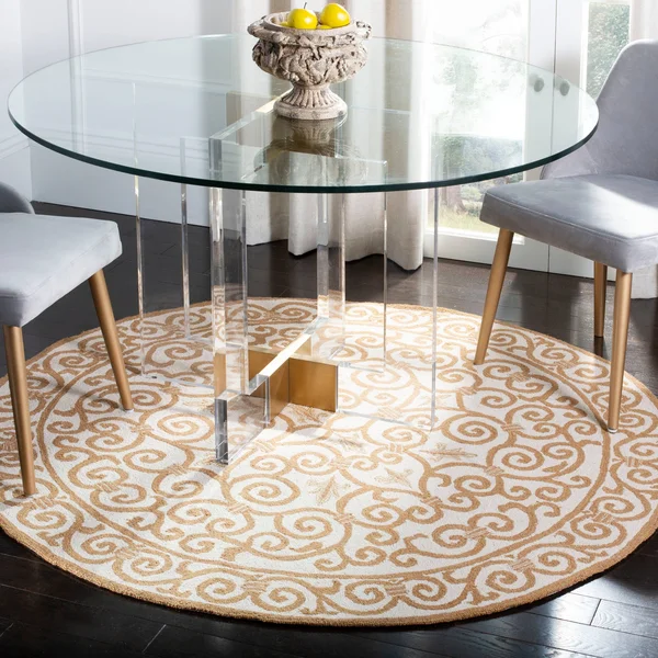 Safavieh Chelsea Ivory & Gold Area Rug - White